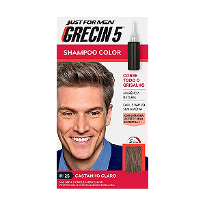 Grecin 5 Shampoo Color Castanho Claro