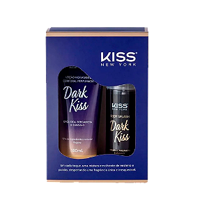 Kit Loção Hidratante + Body Splash Kiss Dark