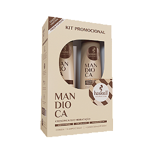 Kit Haskell Shampoo + Condicionador Mandioca 500ml