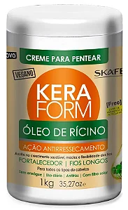 Creme De Pentear Keraform Óleo De Rícino 1KG