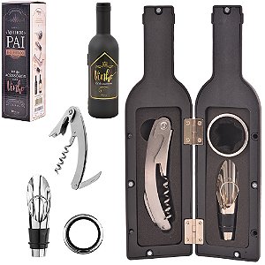 Kit Acesórios Rocie 3 Peças Para Vinho