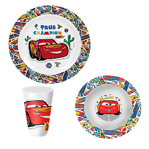 Jogo Tuut Melamine Carros 3 Peças