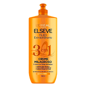 Creme De Tratamento Elseve 3X1 Óleo Extraordinário 500ML