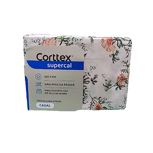 Jogo De Cama Corttex Casal 4 Peças Supercal Sortido