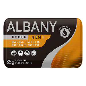 Sabonete Albany 4 em 1 Homem 90G