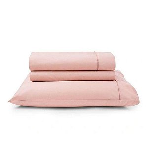Jogo de Lençol Artex Casal Total Mix Clean Tinto Rosé C/4 Peças