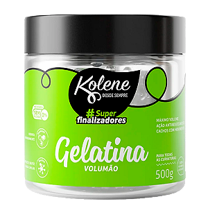 Gelatina Kolene Super Finalizado Verde 500G
