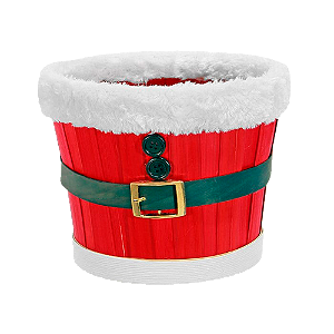 Cesta Zein Cinto/Veludo 14,5X15,5cm