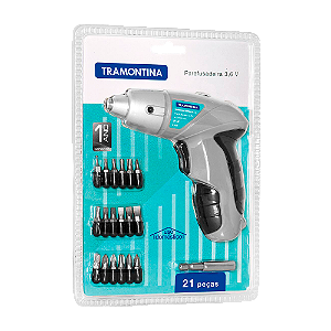 Parafusadeira Tramontina 42380/519 21 Peças 3,6 V