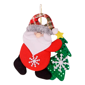 Enfeite Natal Zein Boneco Com Árvore