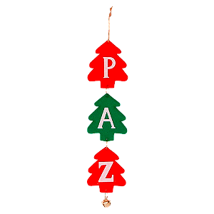 Enfeite Natal Zein Cordão Paz