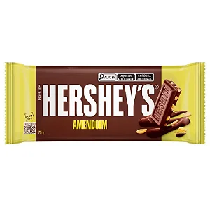 Barra De Chocolate Hersheys Amendoim 75G