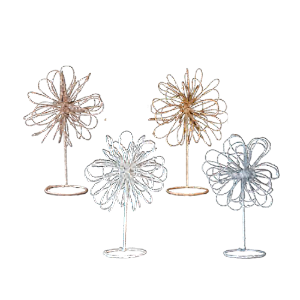 Enfeite Natal Tuut Flor Met Vazada