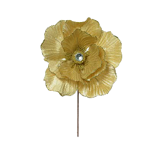 Magnolia Florarte Glitter Dourada