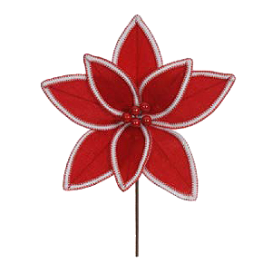 H.Bico Papagaio Florarte Vermelha e Branca