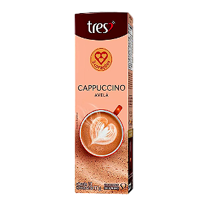 Cápsula Tres Cappuccino Avelã Com 10 Unidades 11G