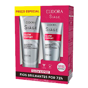Kit Eudora Shampoo 250ML + Condicionador 125ML Glow Expert