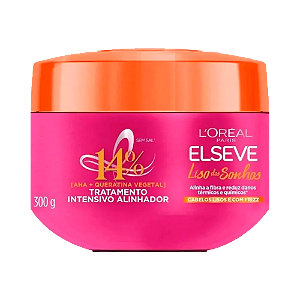 Creme De Tratamento Elseve Liso Dos Sonhos 300G