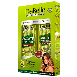 Kit Dabelle Shampoo 410ML + Condicionador 175ML Abacate