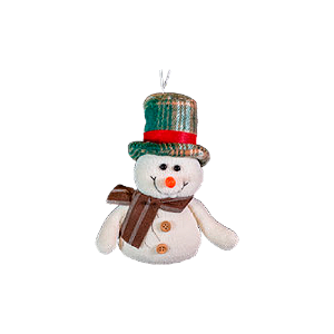 Enfeite De Natal Tuut Boneco De Neve Gorro