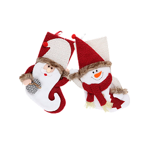 Enfeite De Natal Tuut Meia Decorativa 45CM