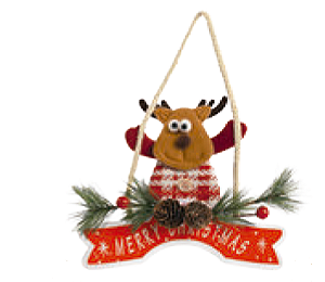 Enfeite De Natal Tuut 18X20 Placas Sortidas (Unidade)