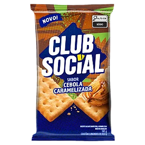 Biscoito Club Social Cebola Caramelizada 141G
