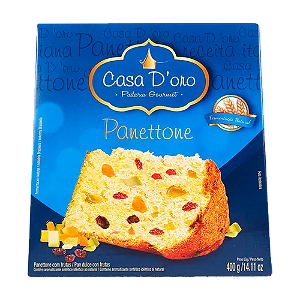 Panettone Casa Doro Frutas 400G