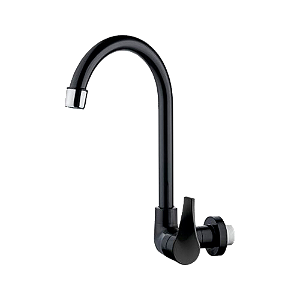 Torneira Herc 2946 Parede Bica Móvel Preta