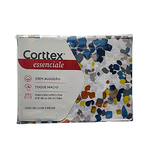 Jogo De Cama Corttex Essenciale Casal - Sortido