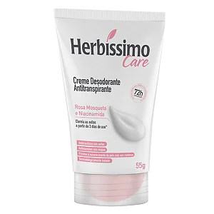 Desodorante Creme Herbíssimo Bisnaga Rosa Mosqueta E Niacinamida 55G