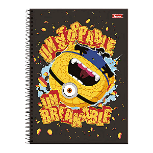 Caderno Foroni Minions 10M 160 Folhas