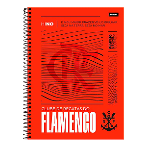 Caderno Foroni Flamengo 12M 192 Folhas
