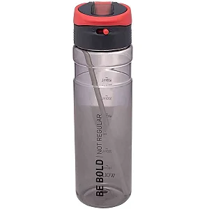 Garrafa Rojemac Preta/Vermelha 830ML