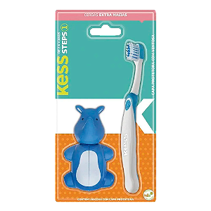 Kit Escova Dental Kess Com Capa Protetora