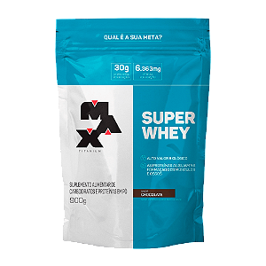 Whey Max Titanium Chocolate Refil 900G