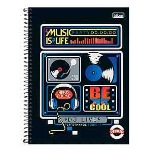 Caderno Tilibra Pepper Masculino 12M