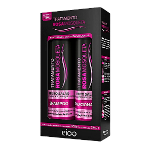 Kit Eico Salão Hidra Shampoo 800ML + Condicionador 450ML