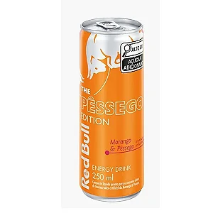 Energético Red Bull Morango E Pêssego 250ML