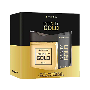 Kit Phytoderm Infinity Gold Deo Colônia 95ML + Body Splash 120ML
