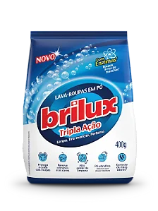 Lava Roupas Brilux Tripla Ação 400G