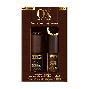 Kit Ox Óleo Capilar 15ML + Gloss Labial 4ML Chocolate Especial