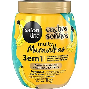 Creme De Pentear Salon Line 3Em1 Multy Maravilhas 1KG