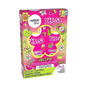 Kit Salon Line Shampoo 300ML + Condicionador 200ML Xêrosa Vibes Pop