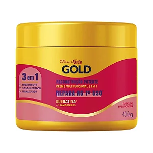 Creme De Tratamento Niely Gold Reconstrução 430G