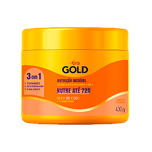 Creme De Tratamento Niely Gold Nutrição Incrível 430G