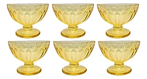 Jogo De Taça Mimo Para Sobremesa Âmbar 6 Peças