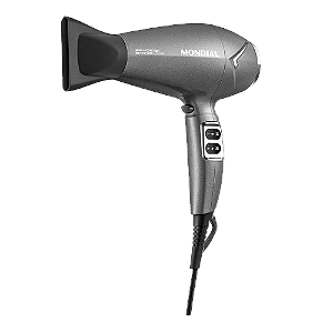 Secador De Cabelo Mondial Shine Cinza