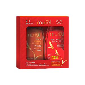 Kit Óleo Muriel Amêndoa + Rosa Mosqueta 100ML