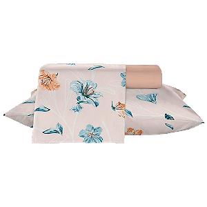 Jogo De Cama Teka 4 Peças Crystal Estampado 240X250cm